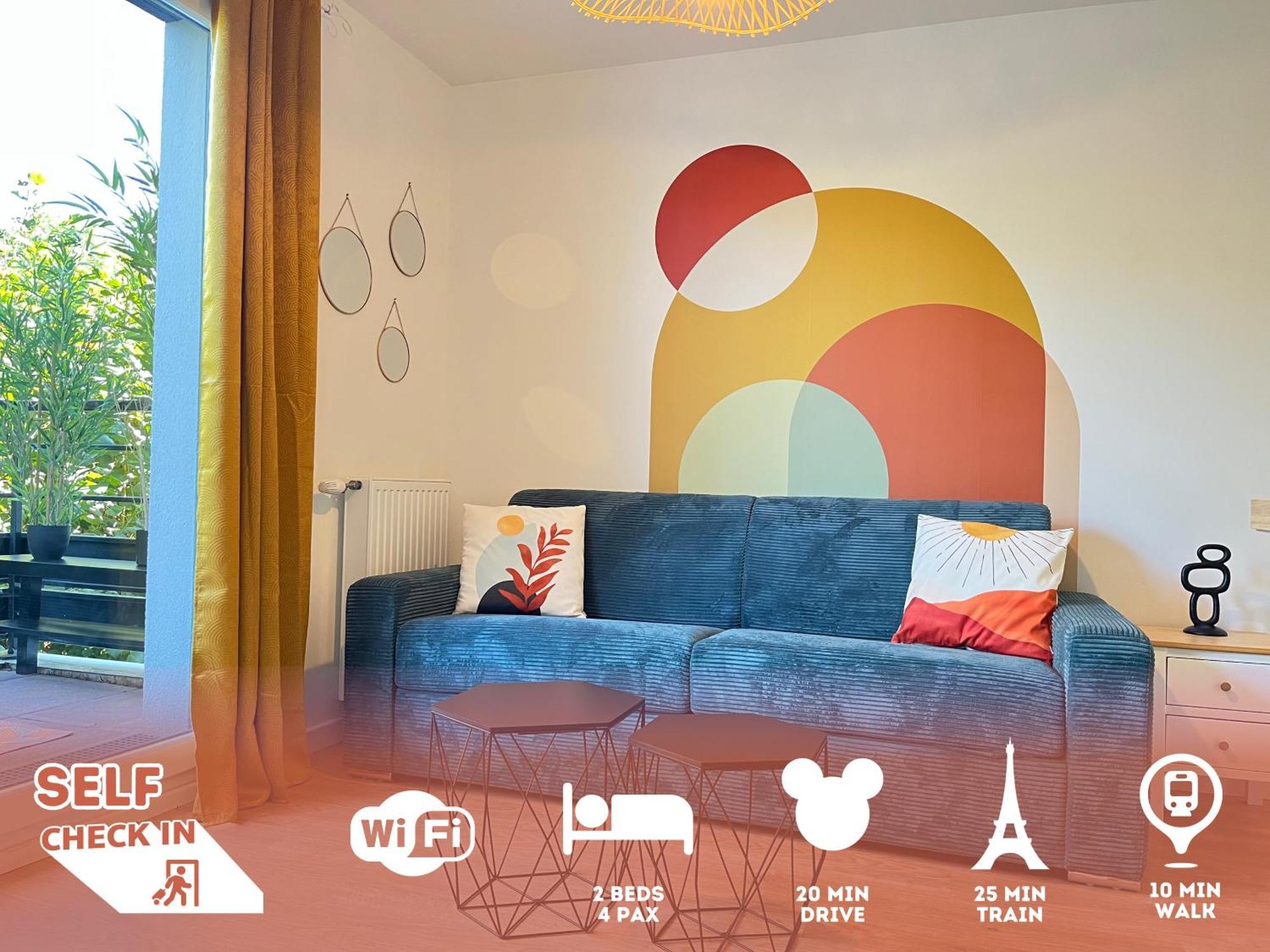 Le 24 Nautic, Appartement Douillet Bassin Olympique Disneyland & Paris Avec Parking Vaires-sur-Marne Extérieur photo